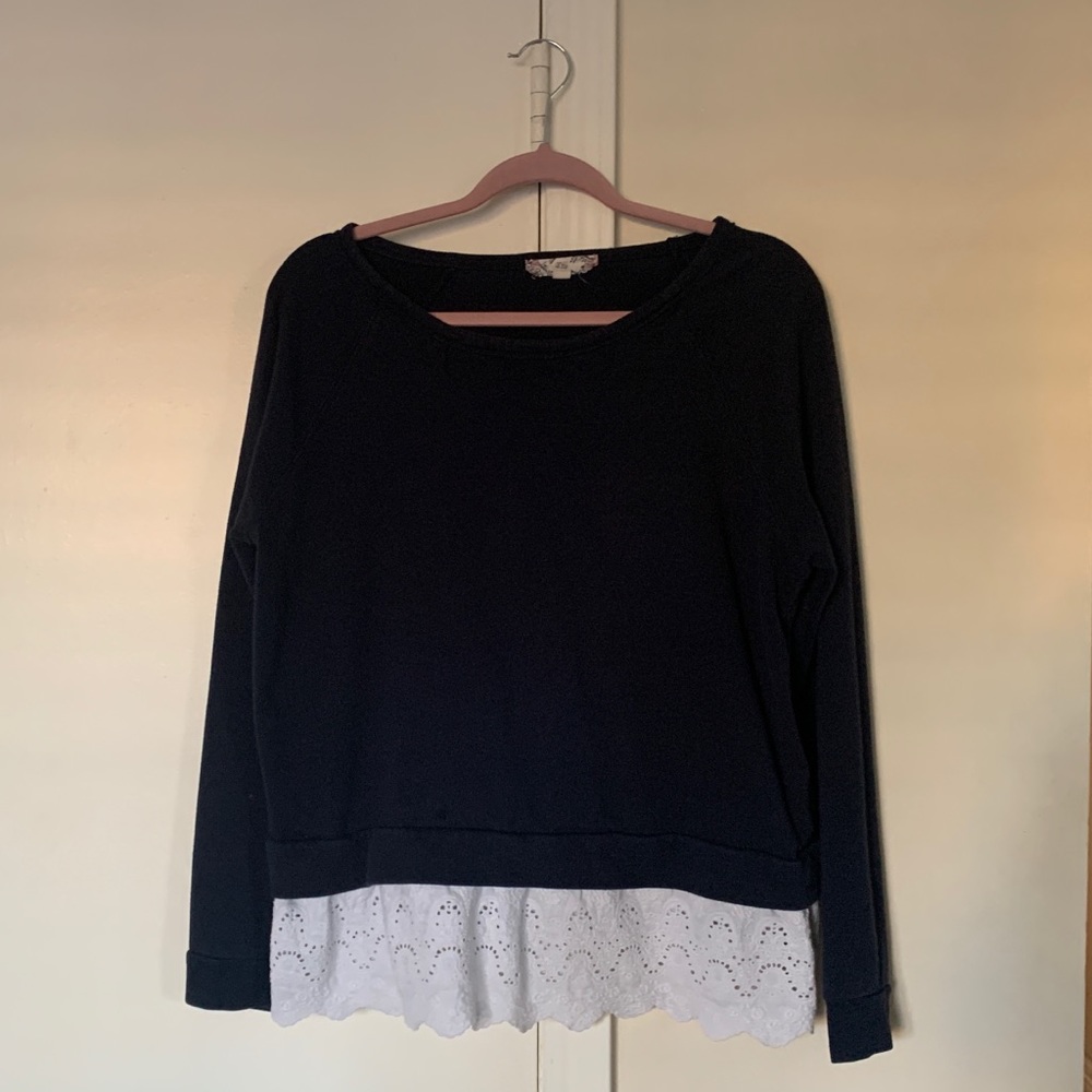 Pink Rose vintage sweater size L